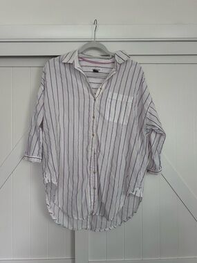 Pilcro and the Letterpress by Anthropologie Button-Down Shirt with Stripes